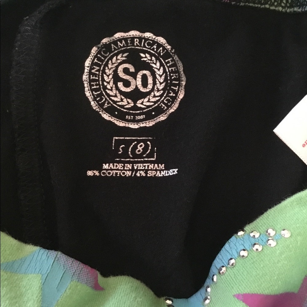 Girls leggings size 8 SO - Picture 3 of 3